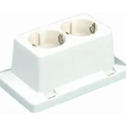 Elektradozen > ABB HAF 2-voudig wandcontactdoos voor 3611