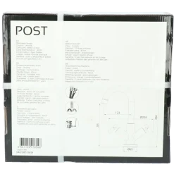 Absolut Post 2-knops wastafelkraan Chroom