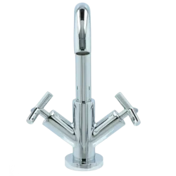 Absolut Post 2-knops wastafelkraan Chroom