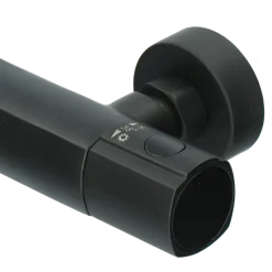 Absolut thermostatische badkraan Absi zwart 15 cm