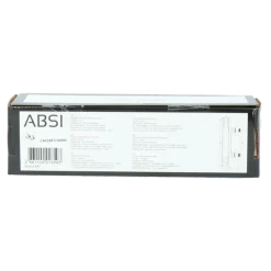 Absolut thermostatische douchekraan Absi Zwart 15cm