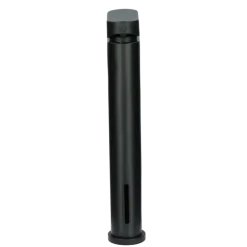 Absolut wastafelkraan Iode hoge uitloop met hendel en afvoerplug Zwart
