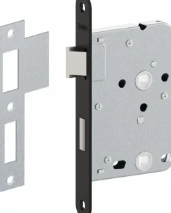 Deursloten|Cilinders > Abus badkamer-/wc-slot voorplaat zwart