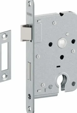 Deursloten|Cilinders > Abus cilinderslot voorplaat RVS