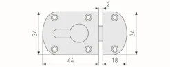 Abus deurbeveiling SRD44