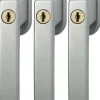 Raambeslag|Raamsluiting > Abus raamboom aluminium met slot 3 stuks