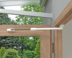 Abus raamuitzetter telescopisch buiten draaiend - zwart - 30cm