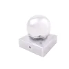 Afdekkap paalbol tuinpaal aluminium 7x7 cm