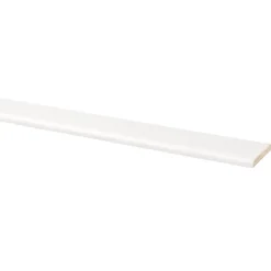 Houtenprofielen|Overgangsprofielen > Geen Afdeklijst grenen 6x37 mm wit gegrond lengte 270 cm