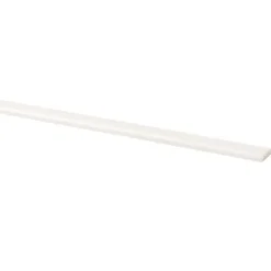 Houtenprofielen|Overgangsprofielen > Geen Afdeklijst grenen 4x18 mm wit lengte 270 cm