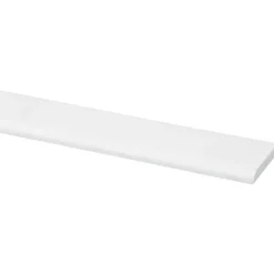 Houtenprofielen|Overgangsprofielen > Geen Afdeklijst grenen 4x30 mm wit lengte 270 cm