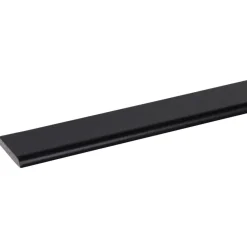 Houtenprofielen|Overgangsprofielen > Geen Afdeklijst grenen zwart gelakt 5x37mm 270cm