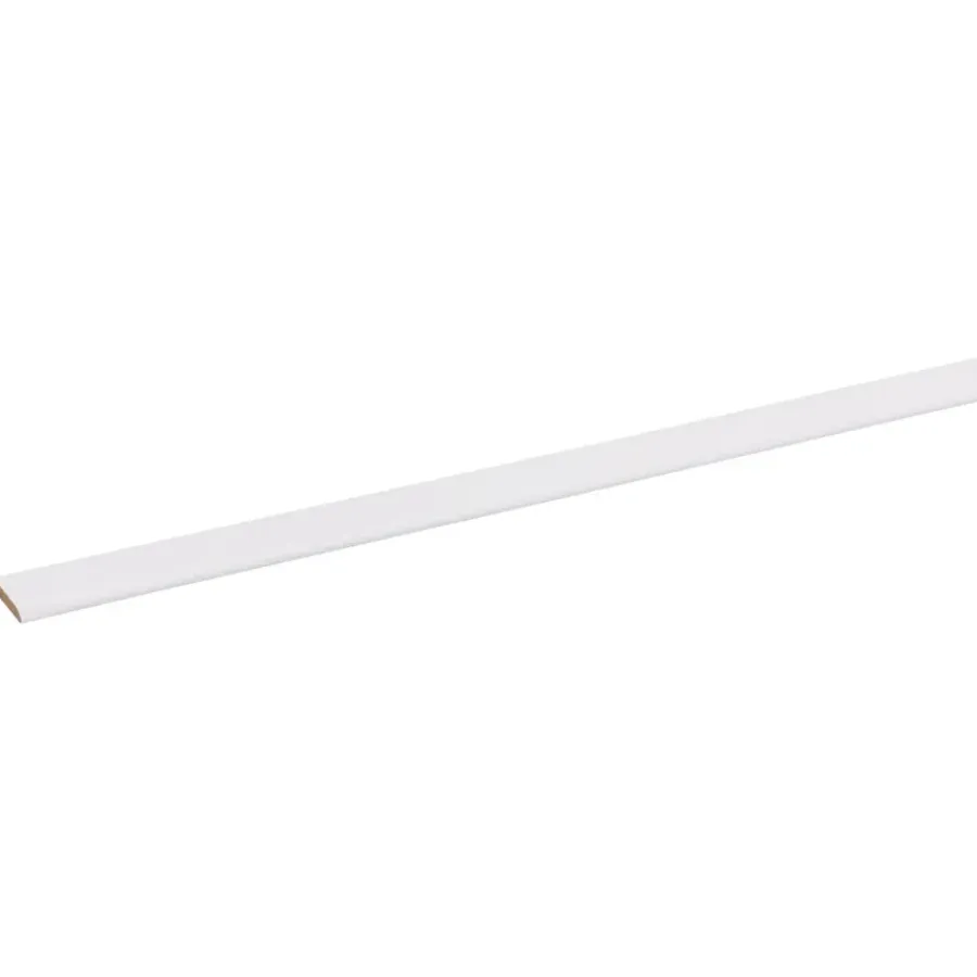 Houtenprofielen|Overgangsprofielen > Geen Afdeklijst MDF 4x22 mm wit lengte 260 cm