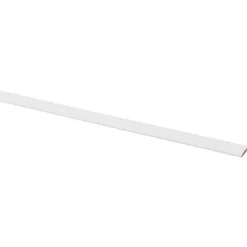 Houtenprofielen|Overgangsprofielen > Geen Afdeklijst MDF 4x22 mm wit lengte 260 cm