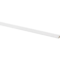 Houtenprofielen|Overgangsprofielen > Geen Afdeklijst MDF zelfklevend wit 4x22 mm lengte 260 cm