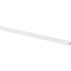 Houtenprofielen|Overgangsprofielen > Geen Afdeklijst MDF zelfklevend wit 4x30 mm lengte 260 cm