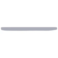 Afdekprofiel kunststof RVS look zelfklevend 2x30mm 260cm