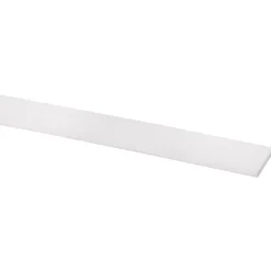 Wandpanelen|Kunststofprofielen > Geen Afdekprofiel kunststof wit 2x20 mm lengte 260 cm