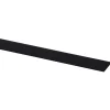 Kunststofprofielen|Overgangsprofielen > Geen Afdekprofiel kunststof 2x30 mm lengte 260 cm zwart