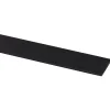 Kunststofprofielen|Overgangsprofielen > Geen Afdekprofiel kunststof zwart zelfklevend 2x30mm 260cm