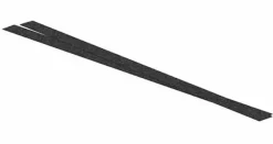 Meubelpanelen > Geen Afplakstrook 60,5x2,8cm Nero Brasil 2 stuks