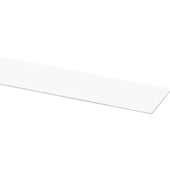 Meubelpanelen > Geen Afplakstrook 60,5x2,8cm Wit 2 stuks