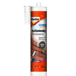 Gips- & Muurvuller > Alabastine buitenvoegreparatie donkergrijs 310 ml