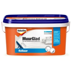 Voegmiddel|Gips- & Muurvuller > Alabastine MuurGlad rolbaar 10 liter