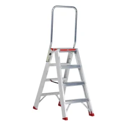 Huishoudtrappen|Huishoudtrappen > Altrex dubbel oploopbare trap Sierra Prof 2x4 treden