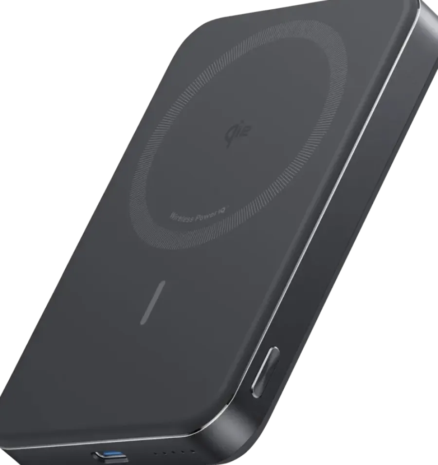 Batterijladers|Computeraccessoires > Anker MagGo Slim powerbank snelladen 10.000 mAh zwart