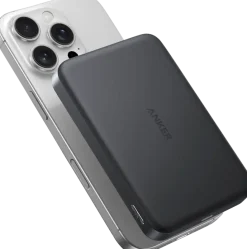 Batterijladers|Computeraccessoires > Anker MagGo Slim powerbank snelladen 10.000 mAh zwart