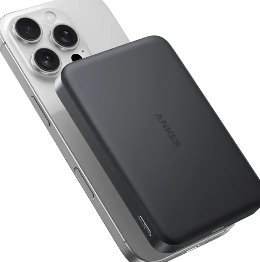 Batterijladers|Computeraccessoires > Anker MagGo Slim powerbank snelladen 10.000 mAh zwart
