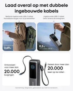 Batterijladers|Computeraccessoires > Anker Powerbank snelladen 25.000 mAh (165W)