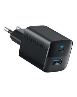 Batterijladers|Computeraccessoires > Anker 323 USB-C dual snellader zwart