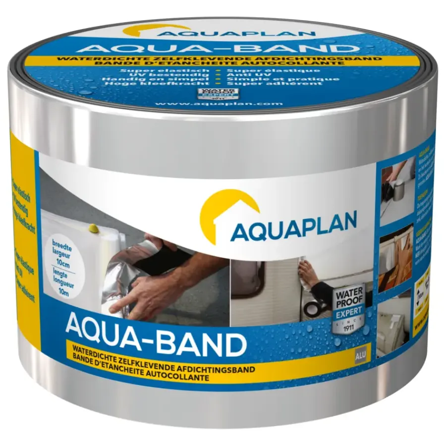 Dak- En Gootreparatie > Aquaplan Aqua-band afdichtingsband aluminium 10 cm x 10 m