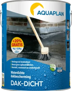 Dak- En Gootreparatie > Aquaplan Dak-Dicht renovatiecoating 4 liter + 20% gratis