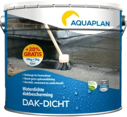 Toebehoren En Benodigdheden > Aquaplan Dak-Dicht renovatiecoating 10 liter + 20% gratis