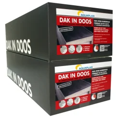 Dakbedekking Platte Daken > Aquaplan dak in doos 4,2 x 3,5 m incl. gratis manchet