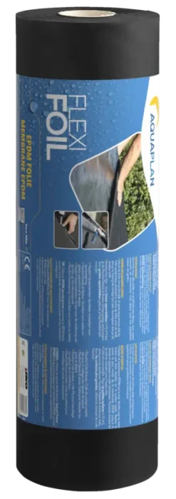 Dakbedekking Platte Daken|EPDM Dakbedekking > Aquaplan FlexiFoil EPDM op rol 4 m²