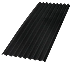 Dakbedekking Schuine Daken > Aquaplan Topline golfplaat bitumen zwart 200 x 86 cm