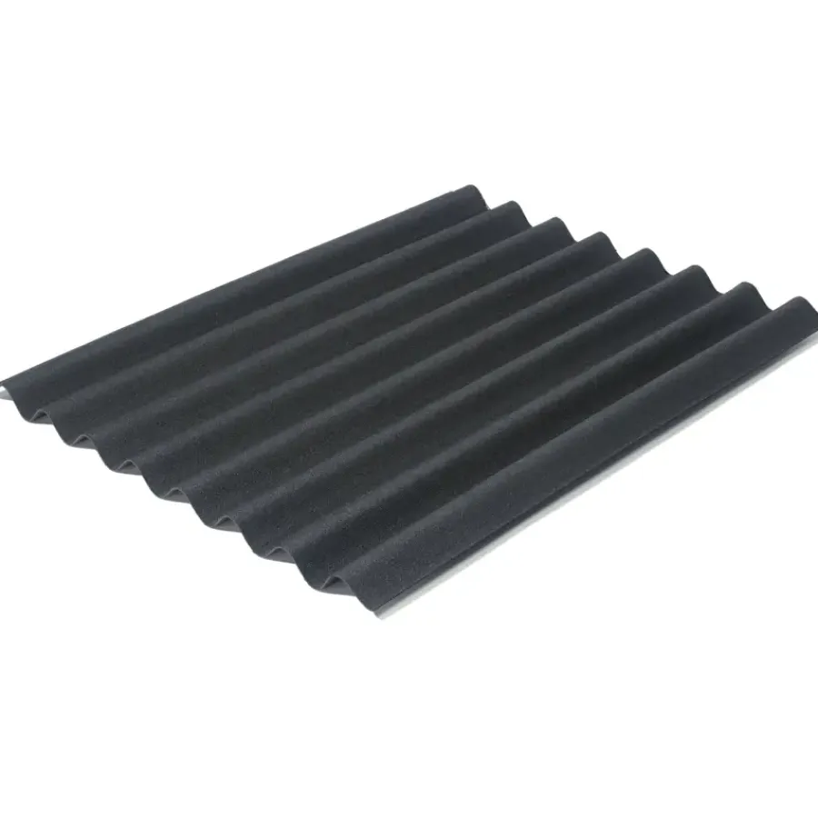 Dakbedekking Schuine Daken > Aquaplan Topline mini golfplaat bitumen zwart 76 x 100 cm