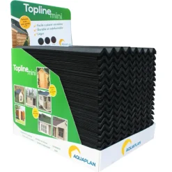 Dakbedekking Schuine Daken > Aquaplan Topline mini golfplaat bitumen zwart 76 x 100 cm
