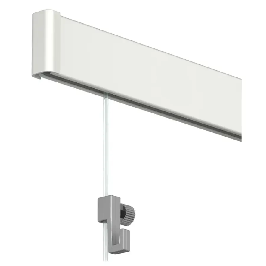 Bevestiging Wand- & Plafondbekleding > Artiteq Click Rail schilderij ophangsysteem compleet 6 meter créme-wit RAL 9010