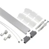 Bevestiging Wand- & Plafondbekleding > Artiteq Click Rail schilderij ophangsysteem compleet 2 meter aluminium