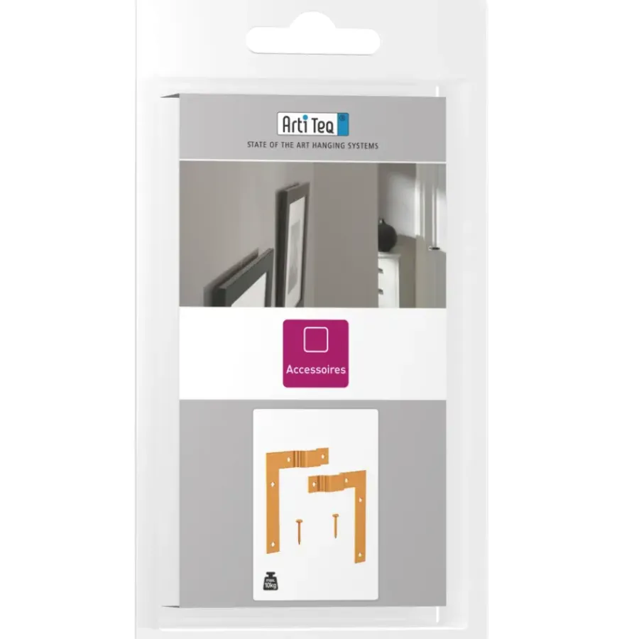 Bevestiging Wand- & Plafondbekleding > Artiteq lijsthoeken voor schilderij ophangsysteem (2 stuks)
