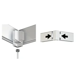 Bevestiging Wand- & Plafondbekleding > Artiteq schilderij ophangsysteem service set voor Click Rail aluminium