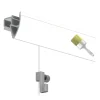 Bevestiging Wand- & Plafondbekleding > Artiteq Up Rail schilderij ophangsysteem compleet 2 meter wit (RAL 9016) overschilderbaar