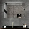 Atlantic badkamerspiegel Delon met verlichting rechthoek 60 x 80 cm chroom
