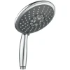 Atlantic douchekop Mason handdouche waterbesparend 3 standen ø 15 cm chroom