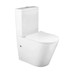 Atlantic duoblok toilet Jerry wit D-vorm